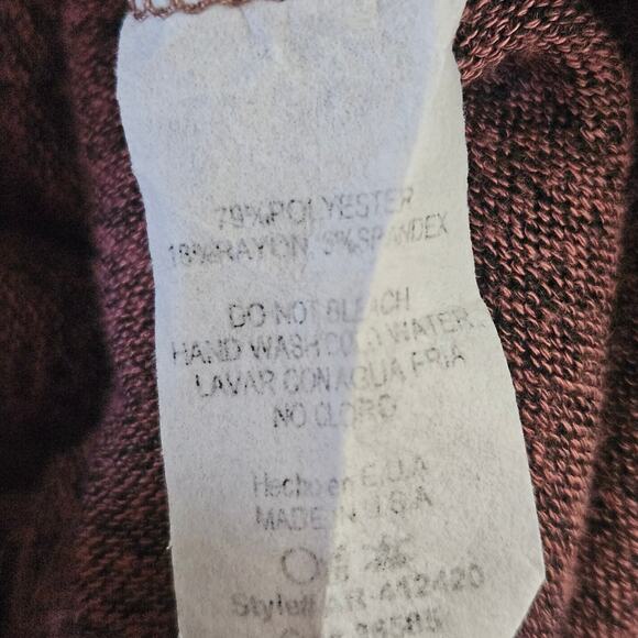 Cowl Neck Long Sleeve Dress with Pockets Size Medium - Picture 4 of 4